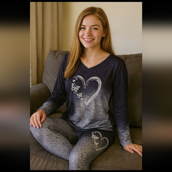 ​New! Mystical Butterfly Lounge Set - M - Picture 1 of 2